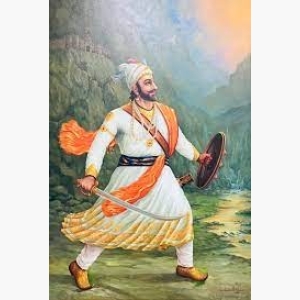 Chhatrapati Shivaji Maharaj Canvas Painting