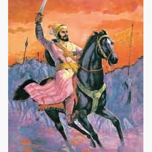 Portrait Of Shivaji Maharaj