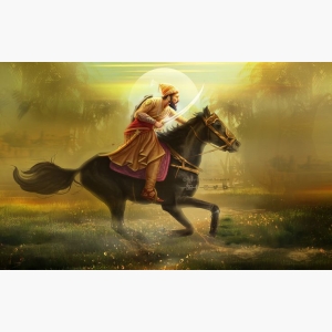 Portrait Of Shivaji Maharaj