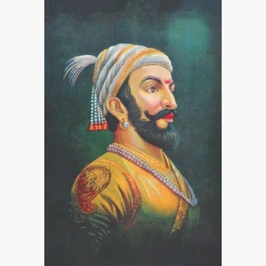 Shivaji Maharaj Real Painting