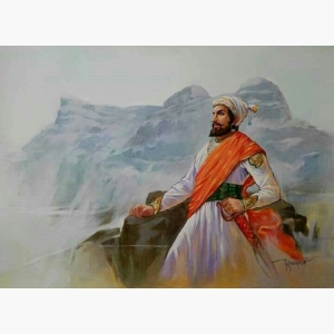 Chhatrapati Shivaji Maharaj Canvas Painting