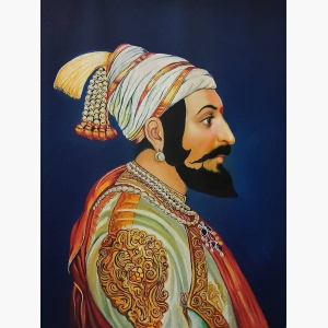 Portrait Of Shivaji Maharaj
