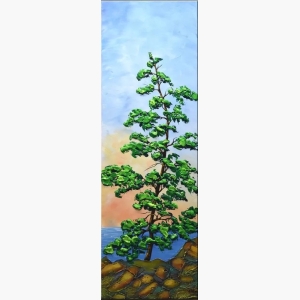 Vertical Canvas Painting