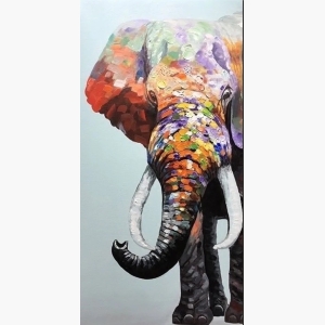 Vertical Canvas Painting