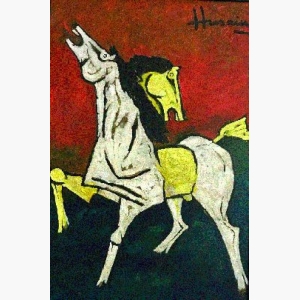 The Horse As A Metaphor For Freedom By Mf Husain