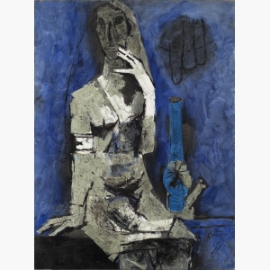 Virgin Night, 1964 By Mf Husain