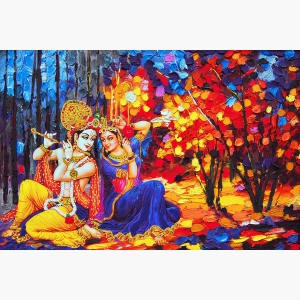 Radha krishna paintings