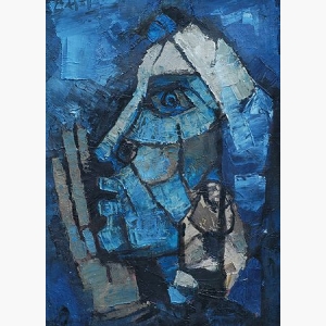 Mf Hussain Painting Of Madhuri Dixit