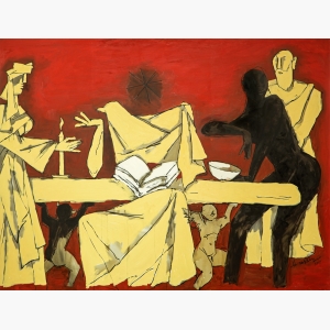 The Last Supper- A Famous Painting by Mf Husain