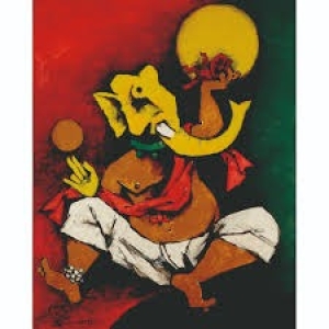 Ganesha By Mf Husain