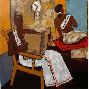 M.f Husain Painting