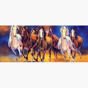Seven Horses Painting