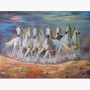 Seven Horses Painting