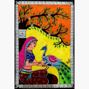Modern Madhubani Art