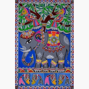 Traditional Madhubani Painting