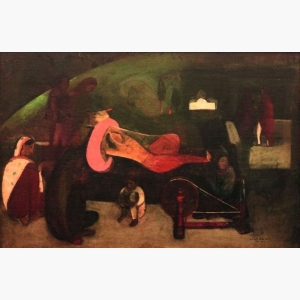 Amrita Sher Gil Siesta