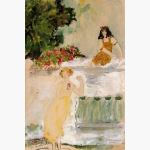 A White Marble Fall Simla