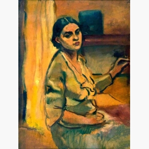 Amrita Sher-Gil - Waiting