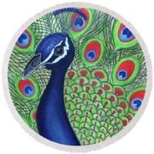 Painting On Round Canvas