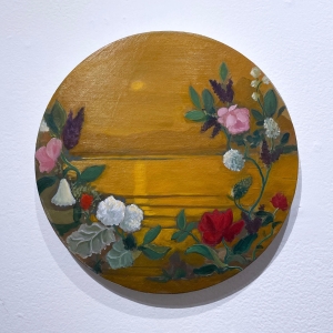 Painting On Round Canvas