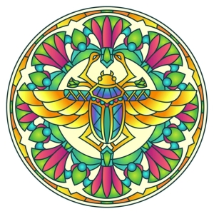 Painting On Round Canvas