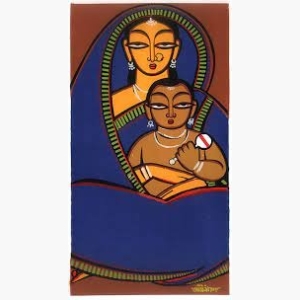 Madonna and Child by Jamini Roy
