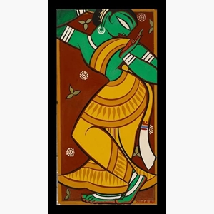 Dancing Gopi By Jamini Roy