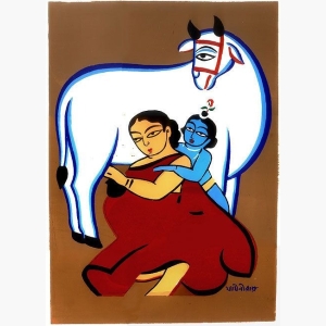 Jamini Roy Krishna Painting