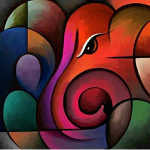 Modern Ganesha Painting