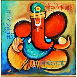 Ganesha Painting  Modern Art