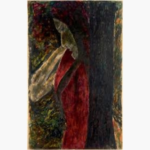 Coloured ink on paper