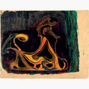 A painting of an animal