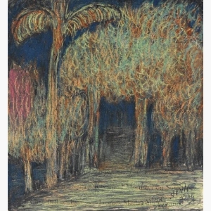 UNTITLED (TREESCAPE WITH PALM)