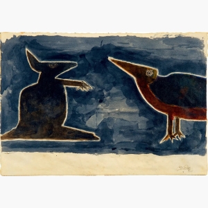 Untitled (Rabbit and Bird)