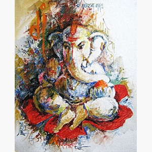 Ganesha Painting New Modern