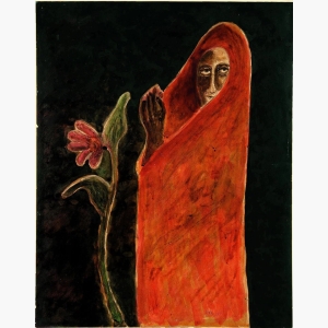 Woman With Flower