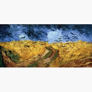 Wheatfield With Crows