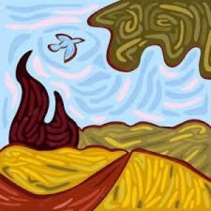 Hand Drawn Van Gogh Painting Illustration