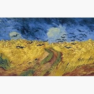 Wheatfield With Crows