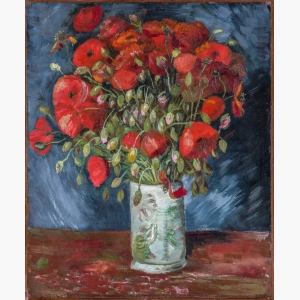 Vase With Poppies