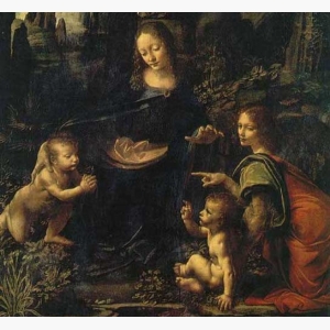 The Virgin of the Rocks.