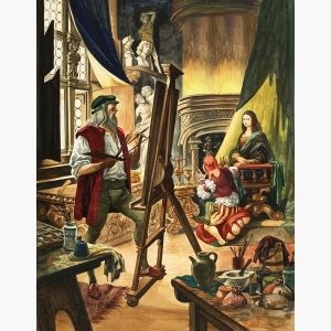 Portrait of the Mona Lisa