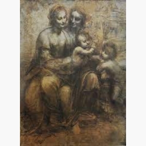 Maagd met het kind en Sint anne