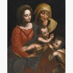 The Virgin and Child with Saint Anne