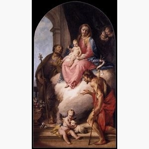The holy family and St. John the Baptist