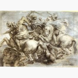 Peter Paul Rubens's copy of The Battle of Anghiari