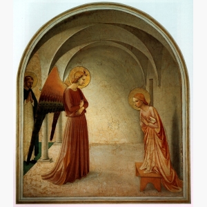 Annunciation with Saint Peter Martyr