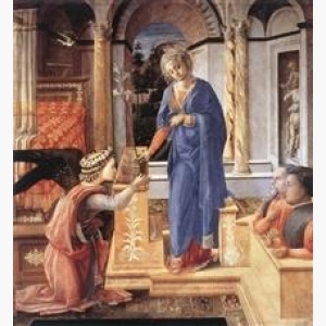 Annunciation with two Kneeling Donors