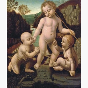 The Holy Infants Embracing