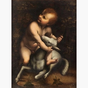 Madonna and child with St Anne